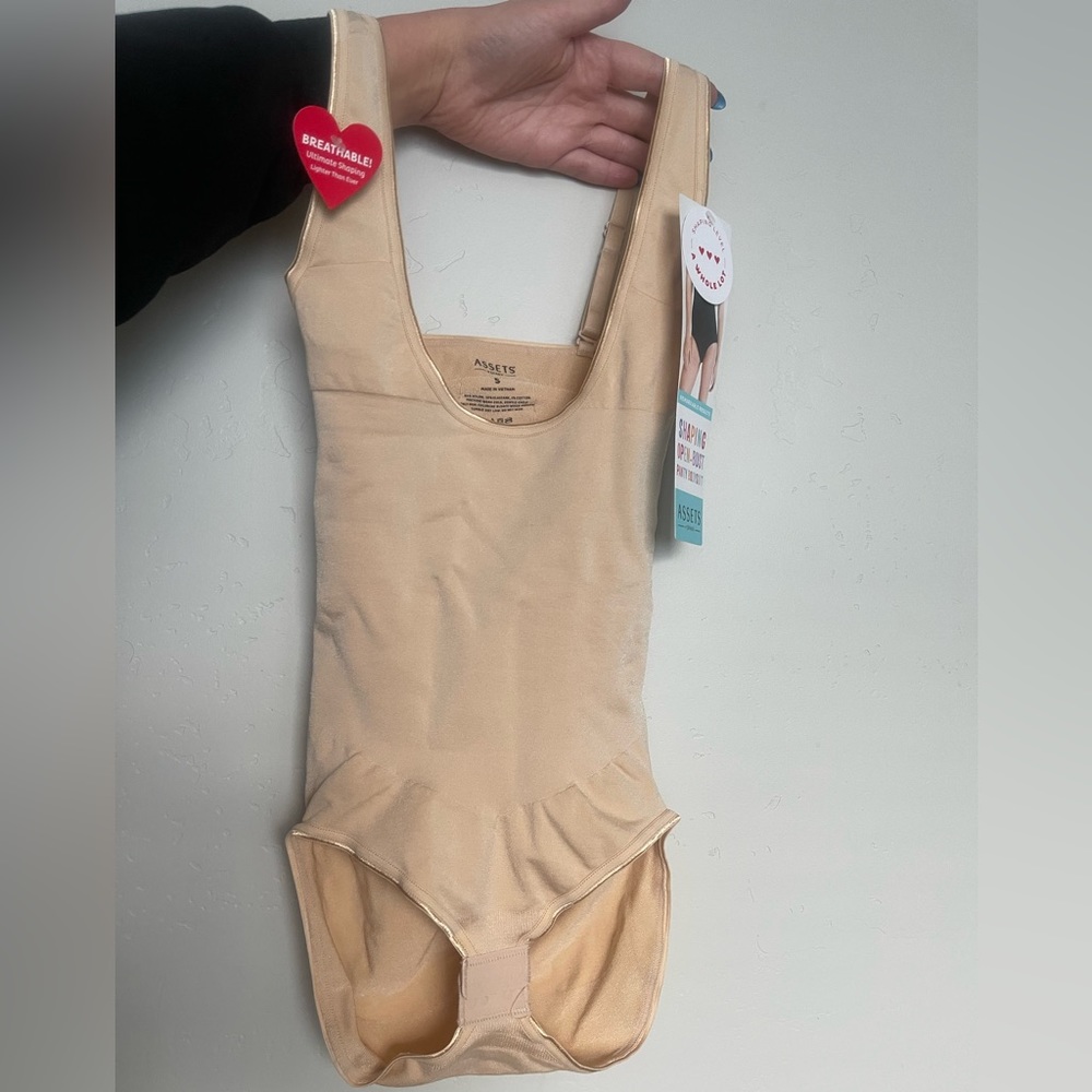 SPANX ASSETS Open Bust Panty Bodysuit